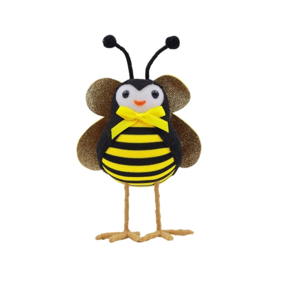 Xecvkr Valentine’s Day Easter Bee Gnome Doll Whimsical Creative Figurine Home Festive Tabletop Spring Insect Display Gift Decoration 1 Piece