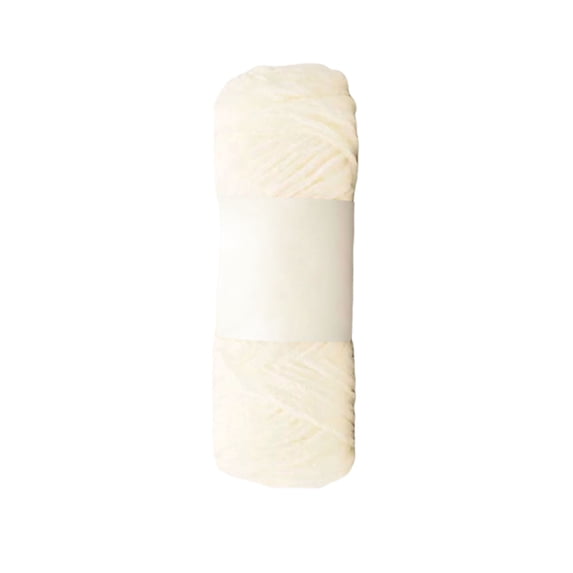 Xecvkr Velvet Yarn Hand Knitting Crochet Blanket Scarf Craft Soft Friendly Easy Weaving Versatile DIY Ball 1 Pack