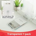thumbnail image 1 of Xecvkr Versatile and Stylish A4 File Box, Transparent Plastic Storage Solution for Organized Document Management - Includes One File Box with Multiple Compartments, Secure Lid, An, 1 of 7