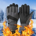 thumbnail image 1 of Xecvkr Winter Ski Gloves Cycling Windproof Waterproof Thick Fleece Warm Non-Slip Outdoor Sports Men Women Snowmobile Riding Snowboard Hiking 1 Pair, 1 of 5