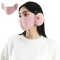 thumbnail image 1 of Xecvkr Winter Warm Face Mask Cold Windproof Ear Protection Velvet Ear Muffs Extended Size Outdoor Cycling Soft Fleece 9.4x5.1in 1 Piece, 1 of 6