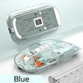 thumbnail image 1 of Xecvkr Wireless Bluetooth Transparent Mouse Rechargeable Gaming Mouse 2.4GHz Silent Adjustable DPI Optical USB C Dual Mode Clear Case for Laptop PC Office 1pc, 1 of 1