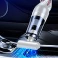 thumbnail image 1 of Xecvkr Wireless Desktop Vacuum Cleaner Handheld Cordless Mini Dustbuster for Car Home Pet Hair Cleaning USB Charging Large Suction Power White, 1 of 8