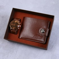 Xeede 2025 Clearance Men's Quartz Watch Set Hot Sale, Stylish Timepiece with Complementary Accessories, 1*Wallet 1*Watch 1*Gift Box Clearance on Sale