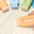 thumbnail image 1 of Xeede 5Pcs Multicolor Retractable Eraser, Sliding Retractable Pencil Eraser, Cute Erasers, Push Pull Design Eraser, Aesthetic Erasers, Art Erasers for Drawing, Erasers with Sleeve, 1 of 9
