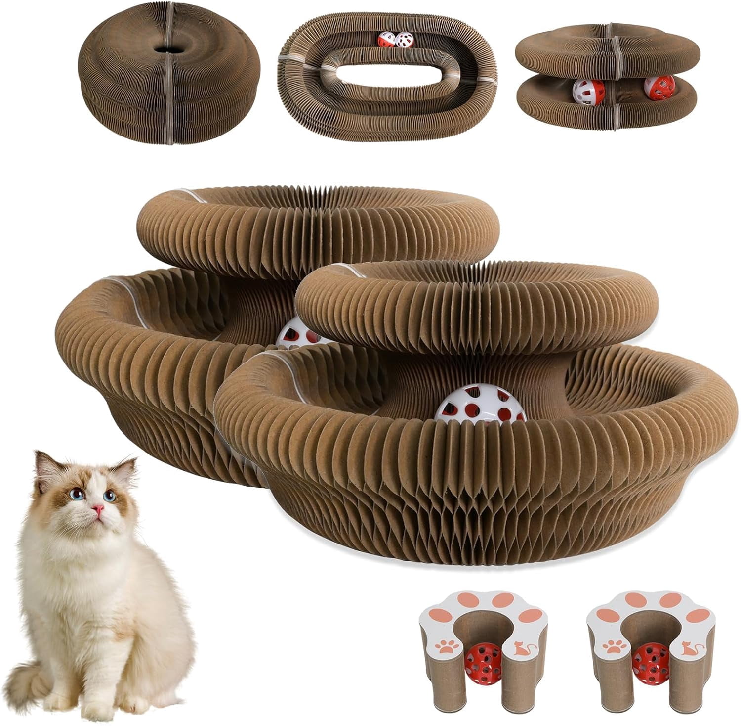 Petmate FAT CAT Indoor Activity Big Mama's Scratch 'n Play Ramp