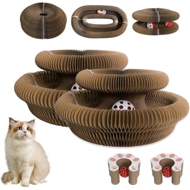 Xekoro 2PCS Kitty Cat Toys Kurlzly Cat Scratcher Magic Organ Cat Scratcher, Interactive Twisty Paws Cat Toy for Endless Play-Cat Scratchers