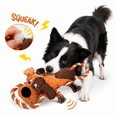 thumbnail image 1 of Xekoro Squeaky Dog Toys, Tug of War Dog Toy for Large Dogs, Plush Puppy Toys with Pull Rope, Interactive Dog Toys for Small, Middle, and Big Dogs, 1 of 7