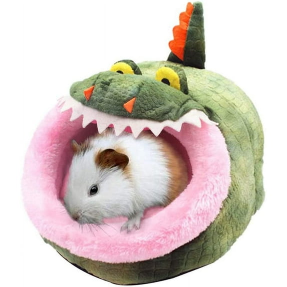Xelparuc Chinchilla Hedgehog Guinea Pig Bed Accessories Cage Toys Bearded Dragon House Hamster Supplies Habitat Ferret Rat