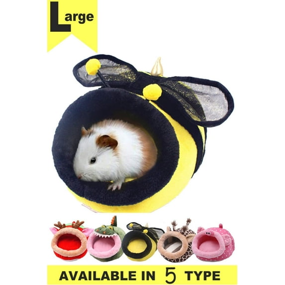 Xelparuc Chinchilla Hedgehog Guinea Pig Bed Accessories Cage Toys Bearded Dragon House Hamster Supplies Habitat Ferret Rat