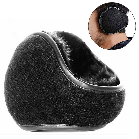 Xelparuc Ear Warmers, Foldable Fleece Unisex Winter Warm Earmuffs