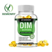 Xemenry DIM(Diindolylmethane) 910mg - with Bioperine -Premium Hormonal Support Formula(30/60/120pcs)