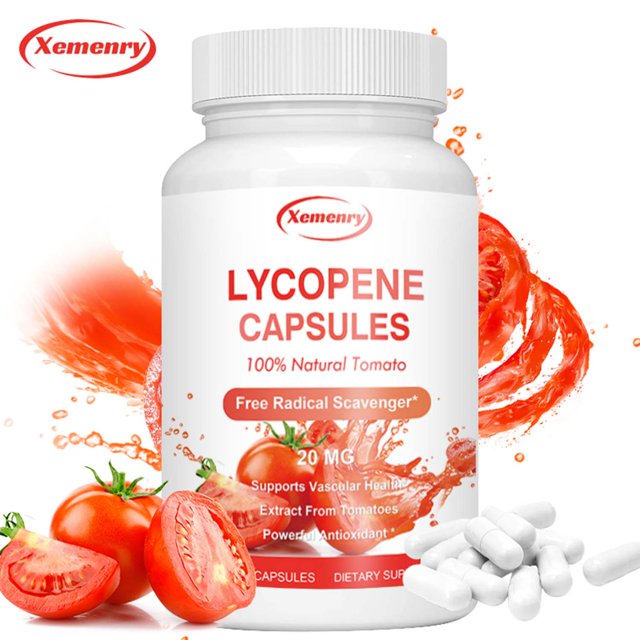 Xemenry Lycopene Capsules 20mg Prostate, Eyes, Skin, Heart, Anti
