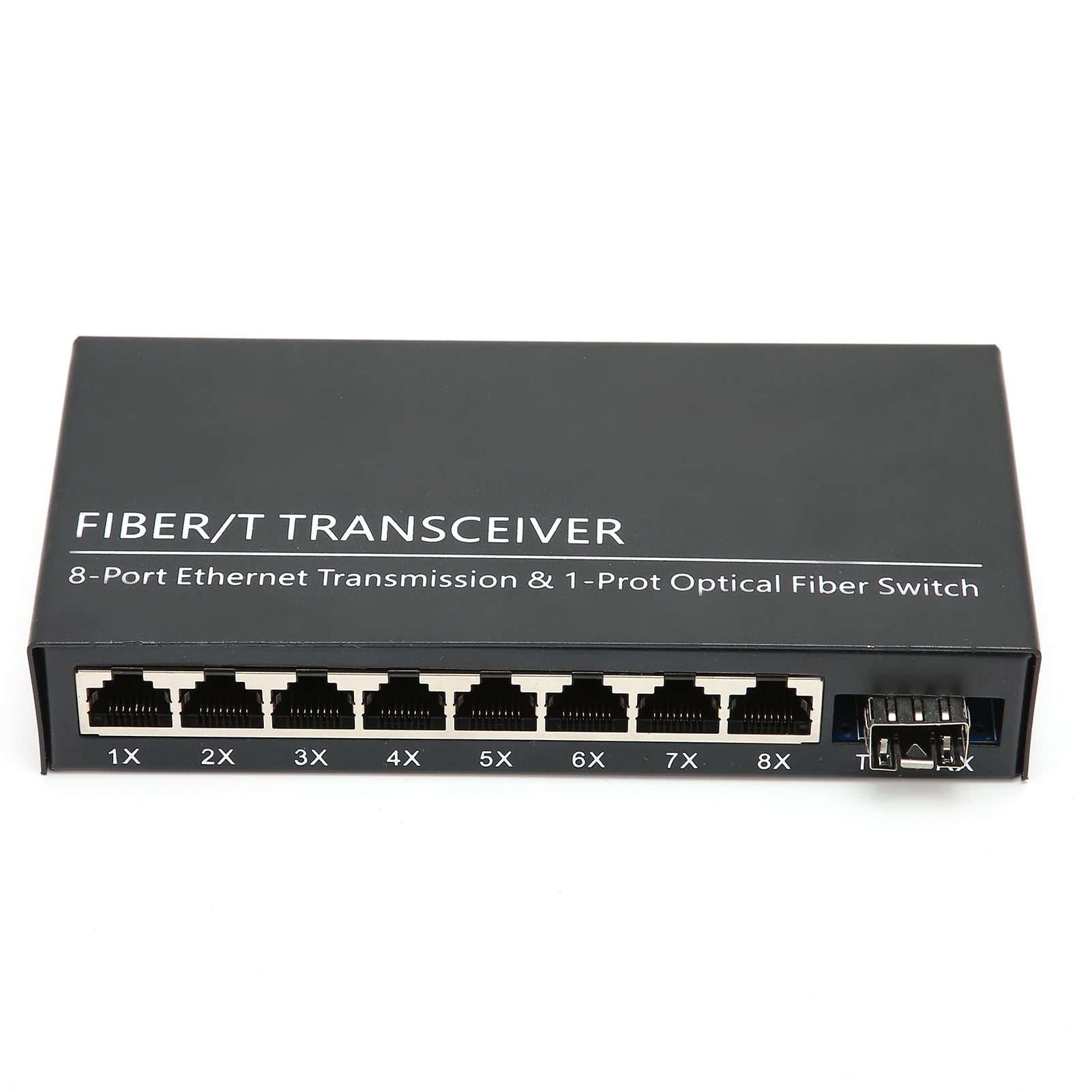 Gigabit Fiber Media Converter - SC Single Mode, 20KM, RJ45 To 1000Base-LX, Plug & Play, BIDI 1-Fiber