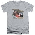 thumbnail image 1 of Xena A Good Thief Adult V-Neck T-Shirt Athletic Heather, 1 of 1