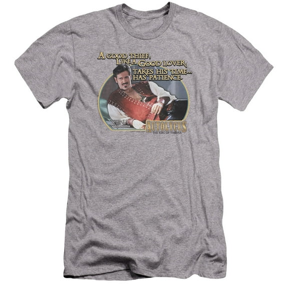Xena A Good Thief Premium Adult Slim Fit 30/1 T-Shirt Athletic Heather