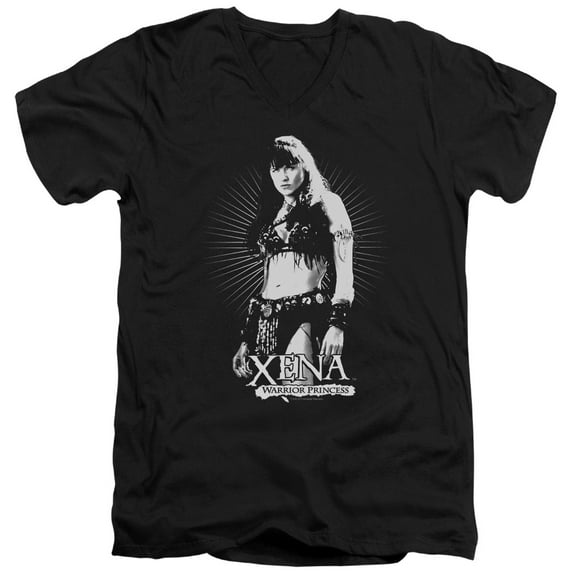 Xena - Dont Mess With Me - Slim Fit V Neck Shirt - Medium