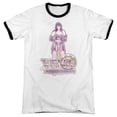 thumbnail image 1 of Xena Stand Adult Ringer T-Shirt White Black, 1 of 1