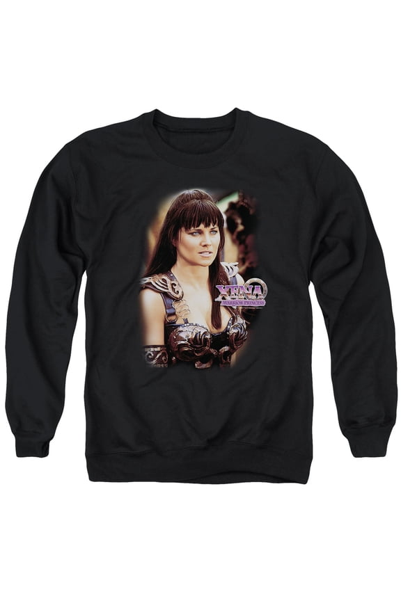 Xena Warrior Princess Adult Crewneck Sweatshirt Black