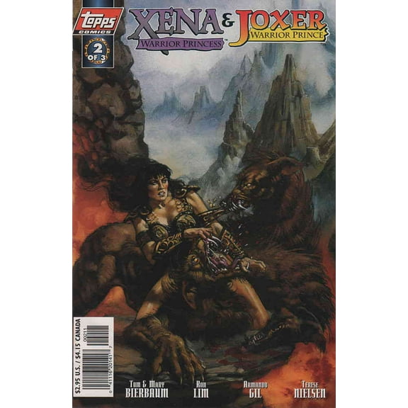 Xena: Warrior Princess/Joxer: Warrior Prince #2 VF ; Topps Comic Book
