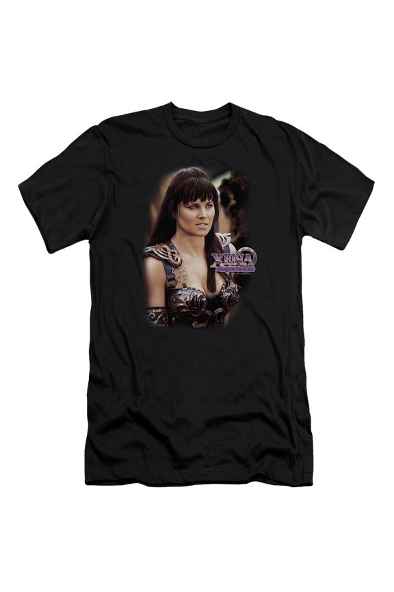 Xena Warrior Princess Premium Adult Slim Fit 30/1 T-Shirt Black