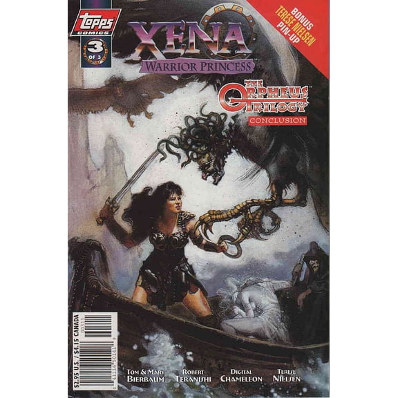 Xena: Warrior Princess: The Orpheus Trilogy #3 VF ; Topps Comic Book