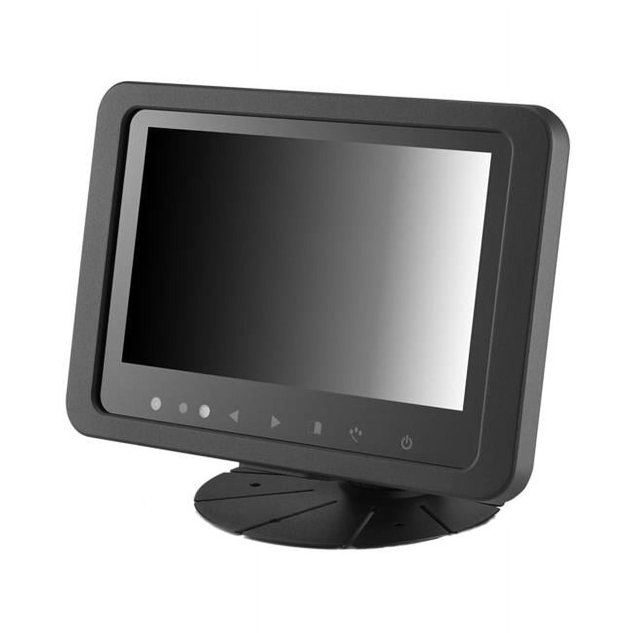 7-Inch Black Waterproof Sunlight Readable Touchscreen LCD Monitor