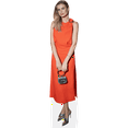 thumbnail image 1 of Xenia Adonts (Orange Dress) Life Size Cutout. Standee., 1 of 8