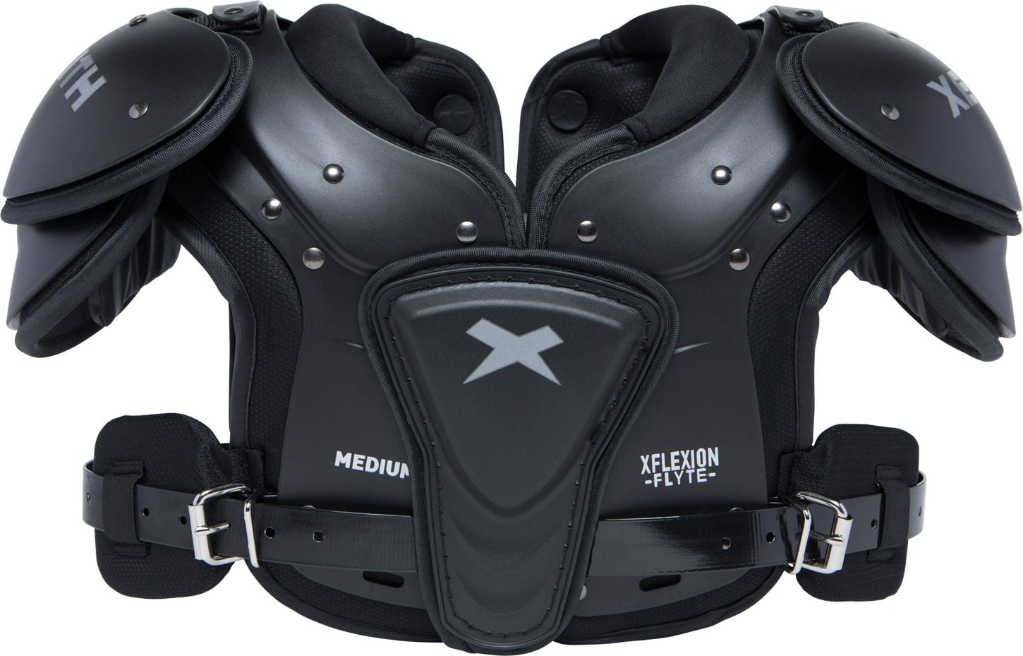 Xenith Youth XFlexion Flyte Football Shoulder Pads Black L