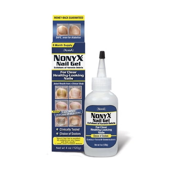 Xenna All Natural Nonyx Nail Gel for Toenails and Finger nails, 4 oz