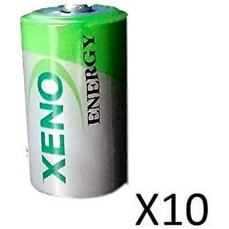 10 Pack SB-AA02 1/2 AA 3.6v Li-on Battery 1200mah Non-Rechargeable