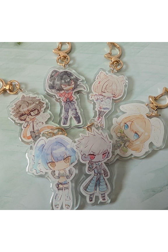 Xenoblade Chronicles 3 Chibi Keychain Set | Keychain Accessory | Bag Accessory | Game Fan Gift | Xenoblade Fan Gift (1 keychain)