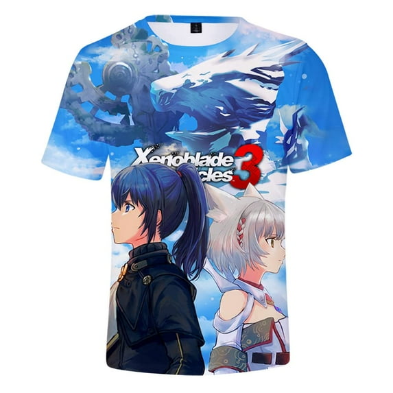 Xenoblade Chronicles 3 Merch Tee T-Shirt Spring Men/Women Street Clothes Shirt Streetwear Kawaii Tshirt