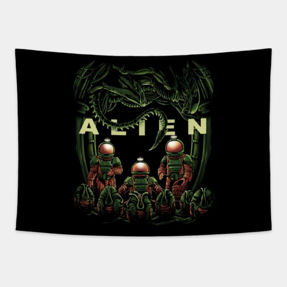 Xenomorph Alien Horror Movie Flannel Blanket, Soft & Warm Cozy Bed Throw - Size 50x60