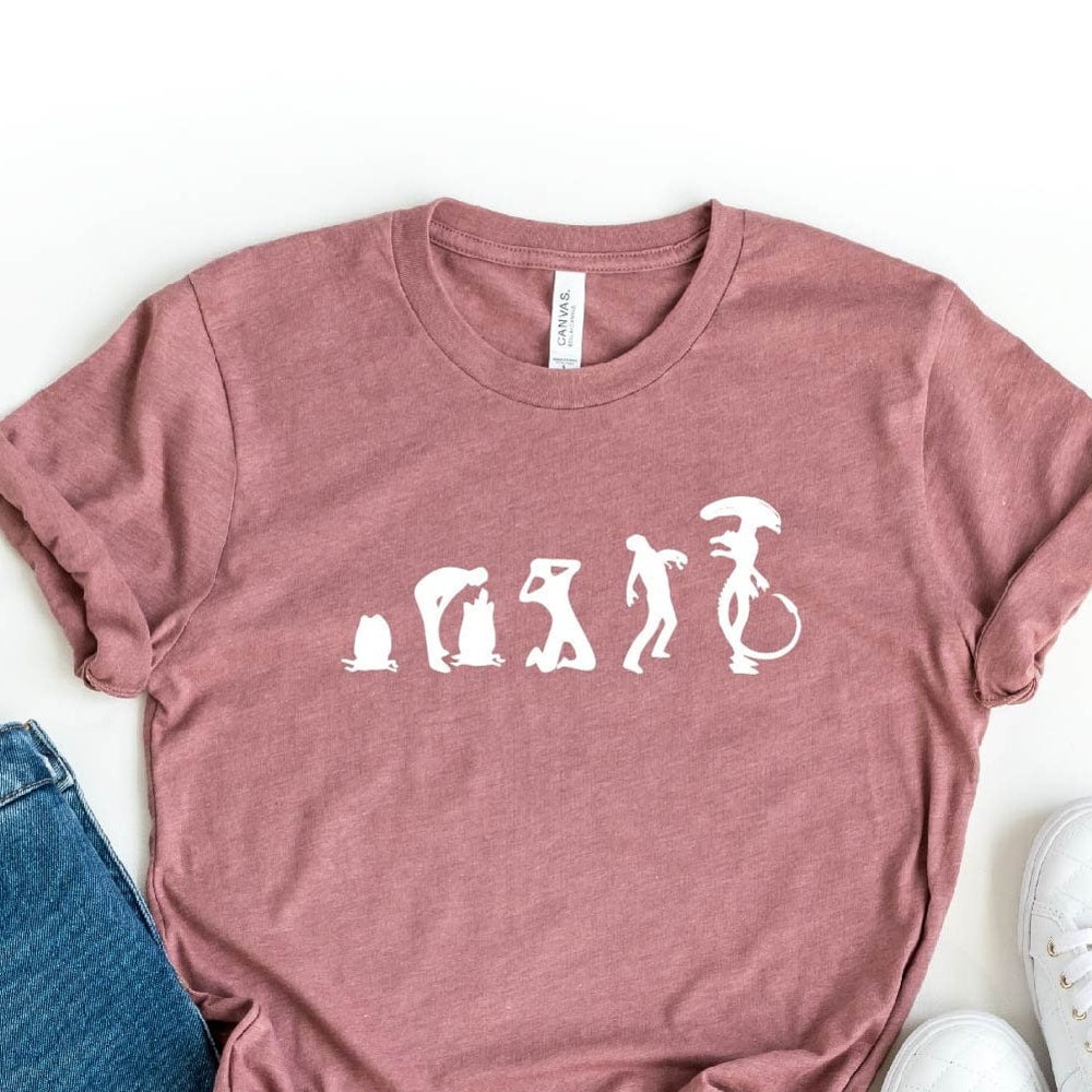 T-shirt Femme Aerobics Evolution – Top Coton Graphique Exercise Step