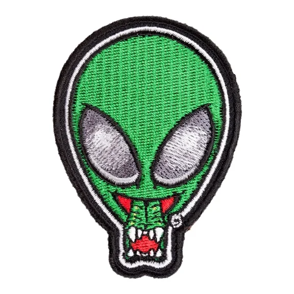 Xenomorph Green Alien Cut Out Patch, Sci-Fi Patches