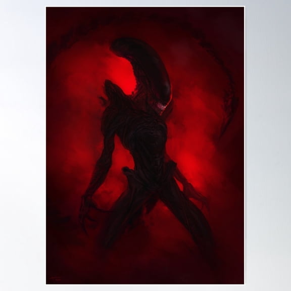 Xenomorph Nightmare Poster Wall Art Modern Wall Decor For Living Room Bedroom