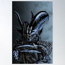 Xenomorph Poster Wall Art, Modern Wall Decor For Living Room Bedroom, 24x36 UNFRAMED