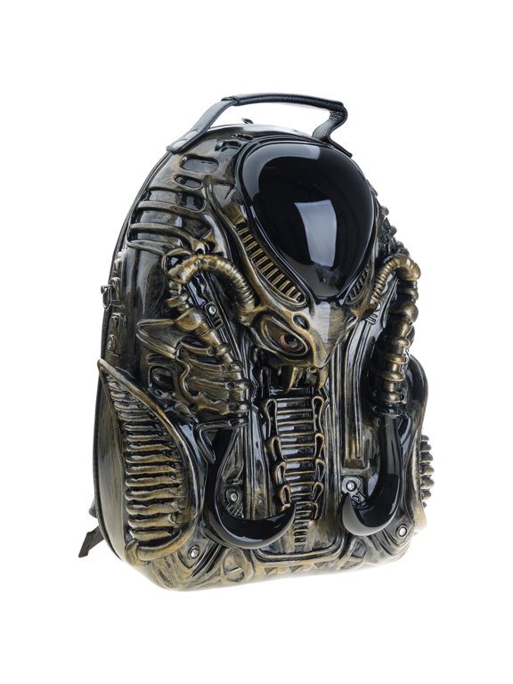 Xenomorph Shaped Backpack Cool Predalien Handbag Travel Backpack Halloween Backpack Novelty Backpack Casual Daypacks