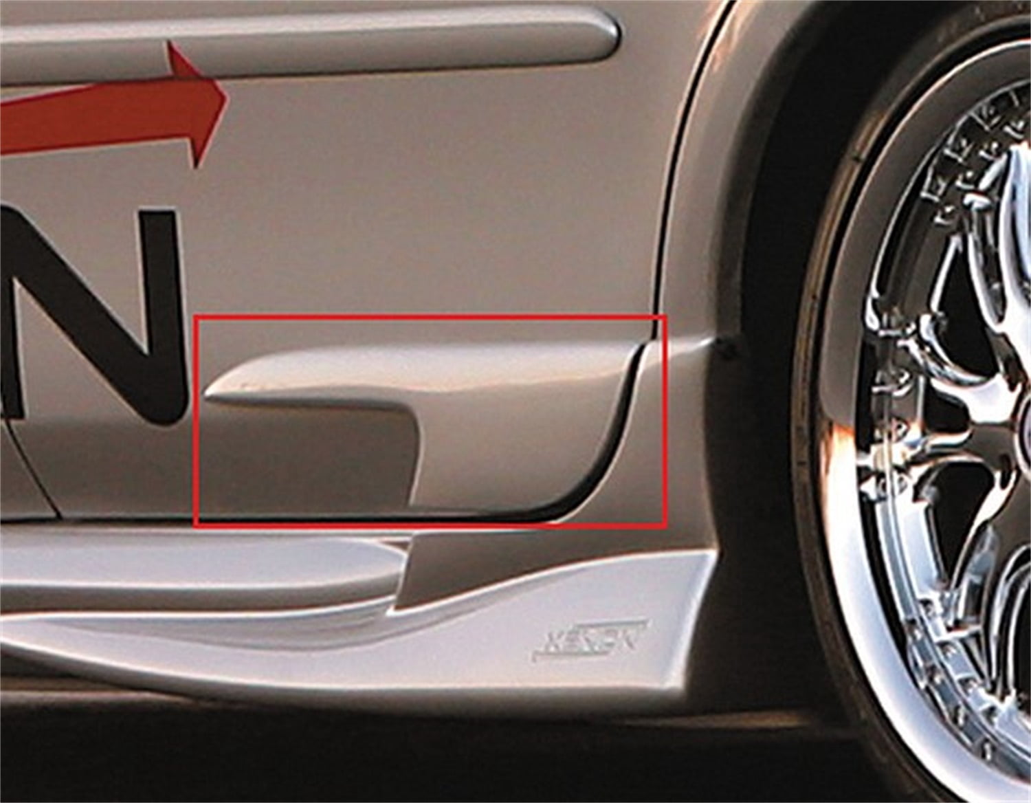 Xenon 10597 Door Panel; Rear Left; Urethane;