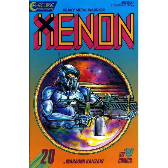 Xenon #20 VF ; Eclipse Comic Book