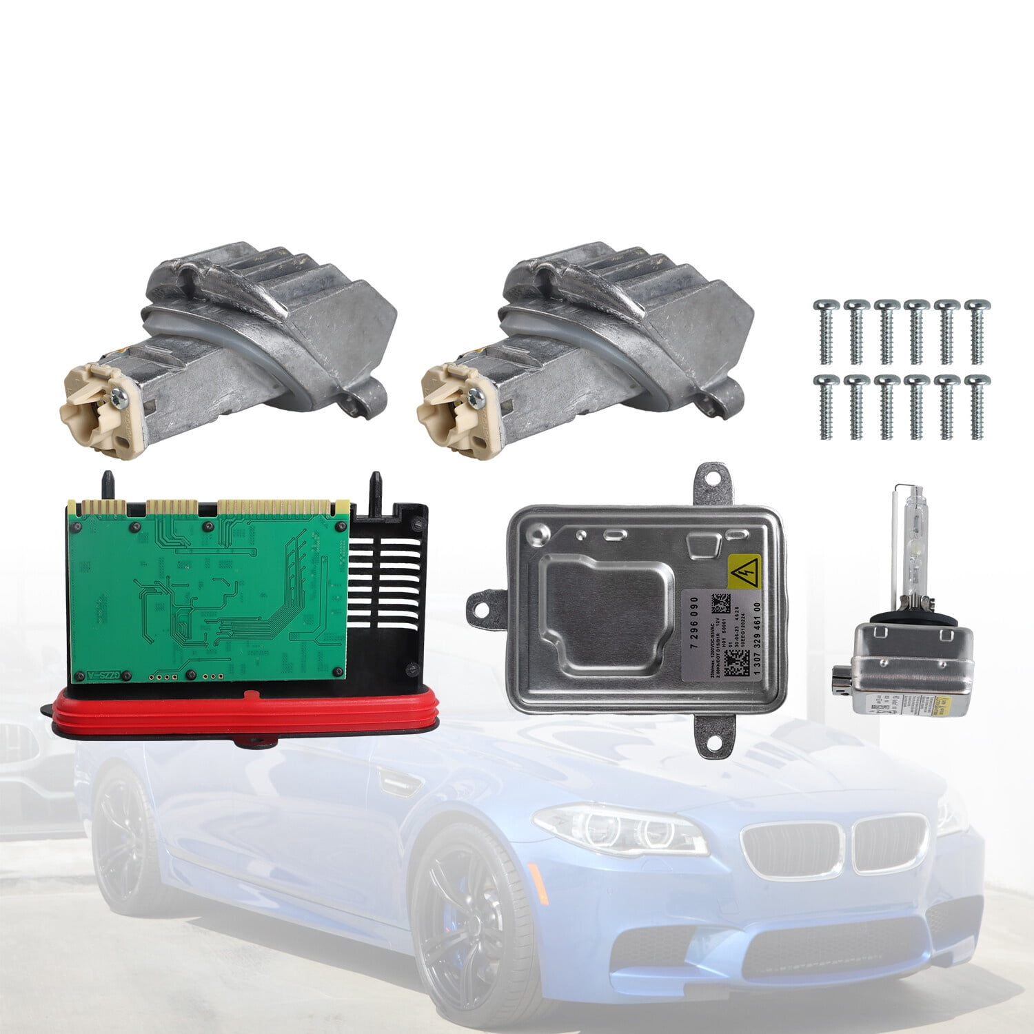 Xenon Ballast Bulb LED Module Diode Kit for 14-16 BMW 550i xDrive 63117355073