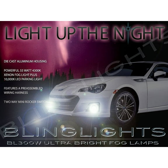 Xenon Fog Lamps Driving Lights Foglamps Foglights Drivinglights Kit For Scion FR-S