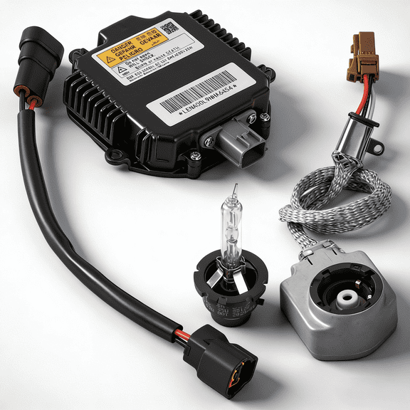 Xenon HID Headlight Ballast Control Unit with D2S Bulb & Igniter Module Compatible with Nissan 350Z 370Z Altima Maxima Murano Rogue, Infiniti EX35 EX37 QX60 QX70 QX80 Q70 G35 G37