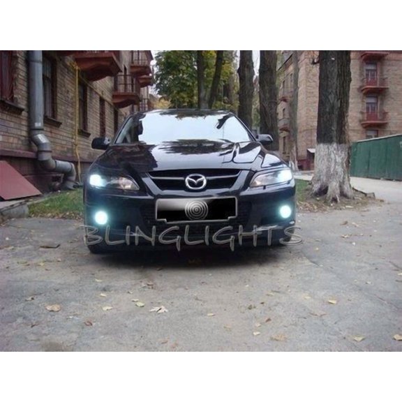Xenon Halogen Fog Lamps Driving Light Kit For 2005-2007 Mazdaspeed 6