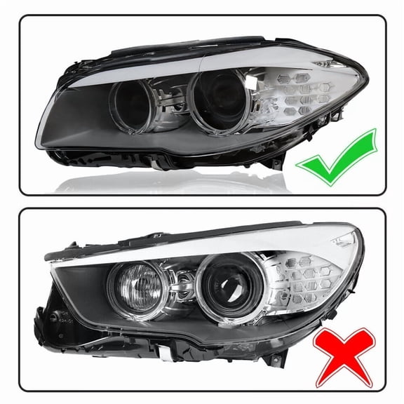 Xenon Headlight Left Driver Side For 2011 2012 2013 BMW 5 Series F10 550i 528i