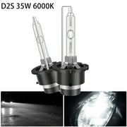 Xenon Lamp Headlight Bulb D2S Error Free Hid Ip68 Led Light Lo/Hi Beam Pair Replacement Vehicle 35W 6000K 6000K by Coconut Ok