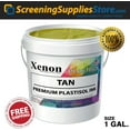 thumbnail image 1 of Xenon® - Tan Plastisol Plastisol Ink For Screen Printing - 1 Gallon 128oz, 1 of 5