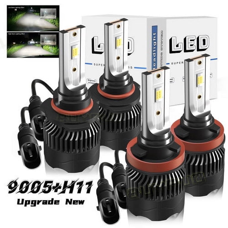 2x Super White 6000K LED Fog Light Bulbs For Dodge RAM 1500-4500 – 9145/H10/9005 Fit, 4800 Lumens
