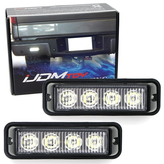 Xenon White Mini LED Light Bars as Backup or Driving Lights For Jeep Truck Off-Road ATV 4WD 4x4, Spot Beam LED Assy Powered by (4) 5W LED Diodes